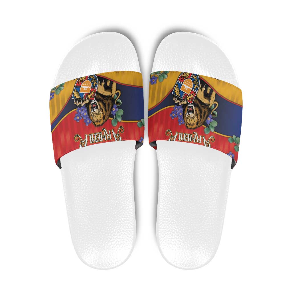 Armenia Slide Sandals Lion As National Symbol DT05