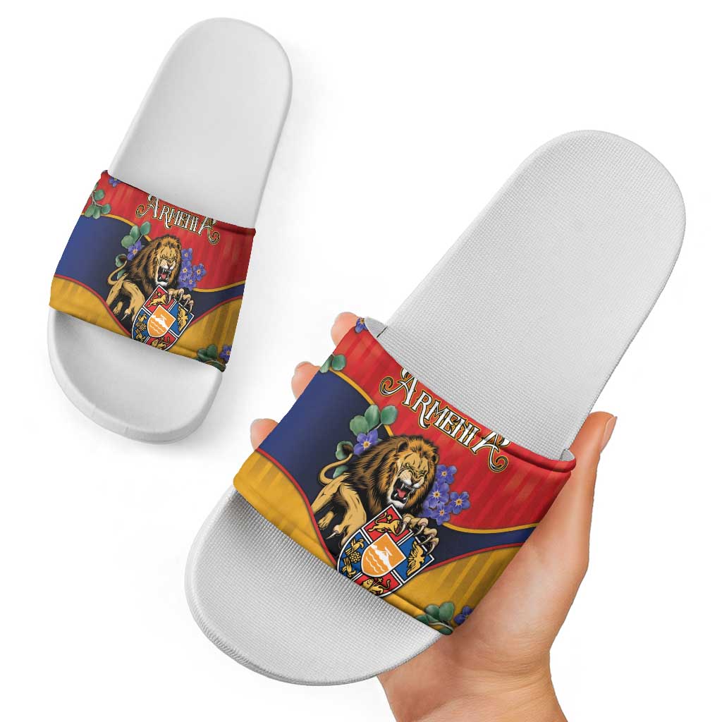 Armenia Slide Sandals Lion As National Symbol DT05