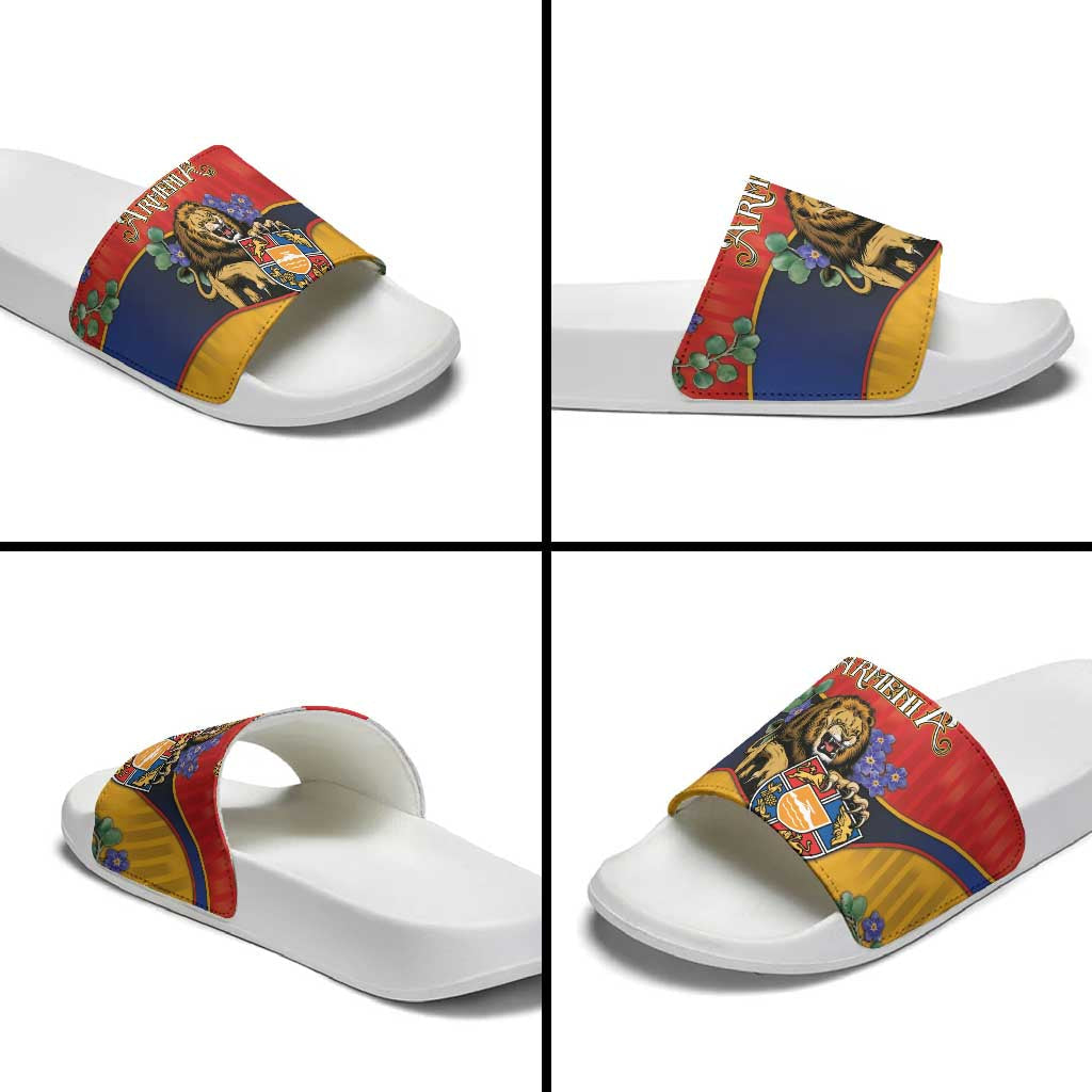 Armenia Slide Sandals Lion As National Symbol DT05