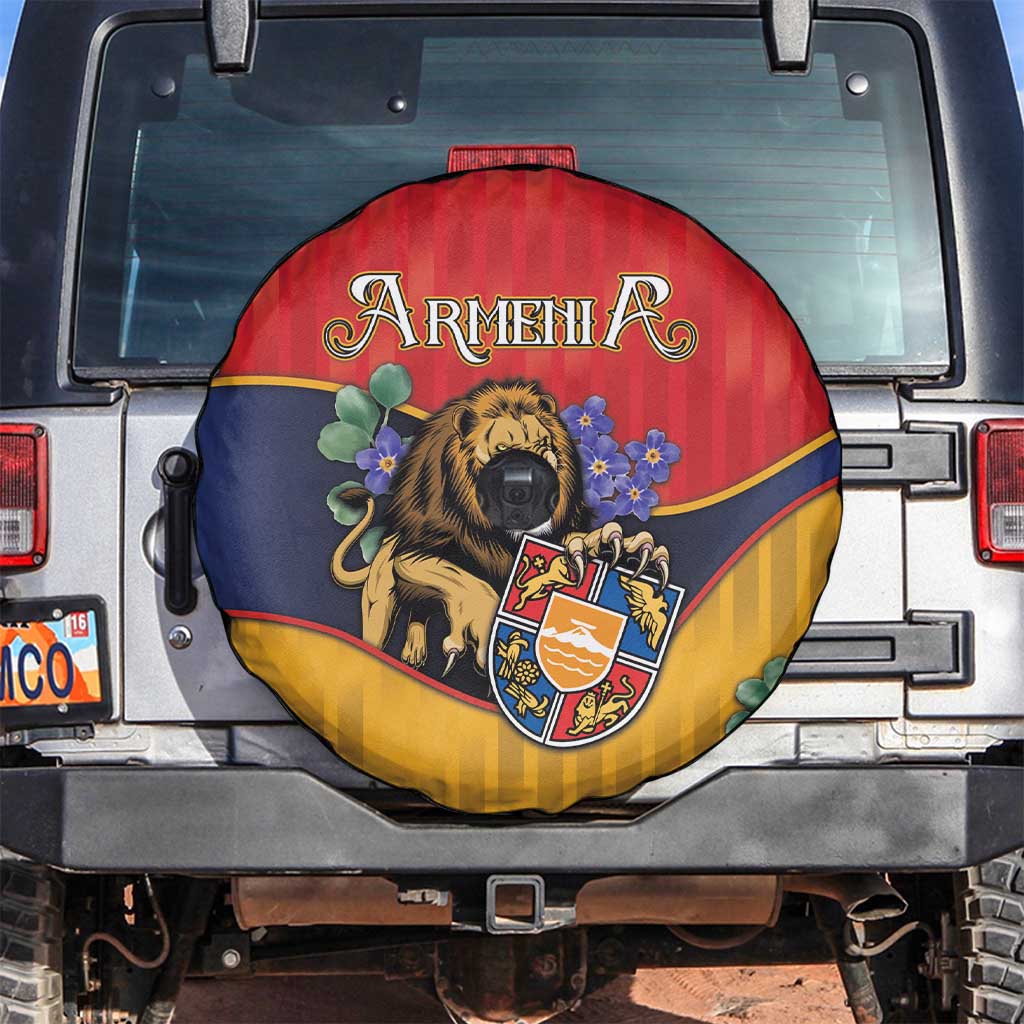 Armenia Spare Tire Cover Lion As National Symbol DT05