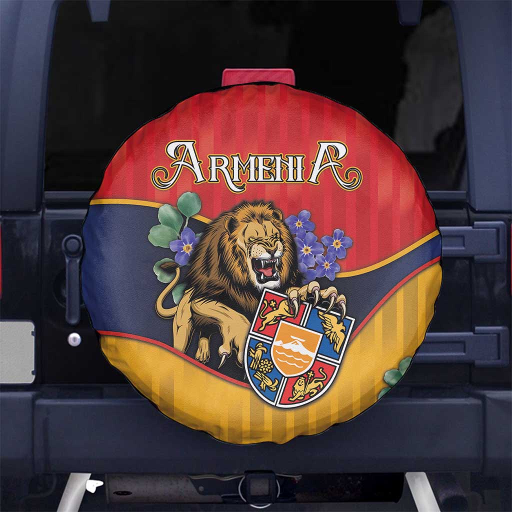 Armenia Spare Tire Cover Lion As National Symbol DT05
