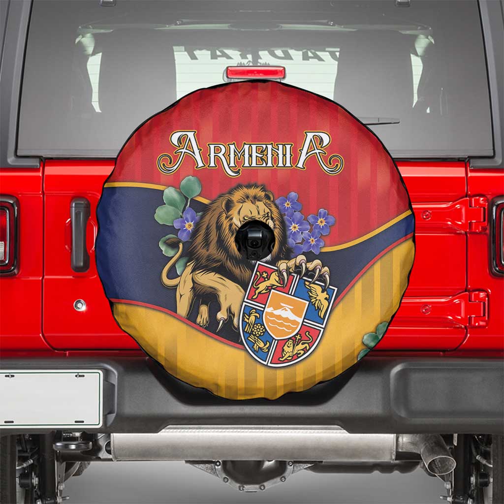 Armenia Spare Tire Cover Lion As National Symbol DT05