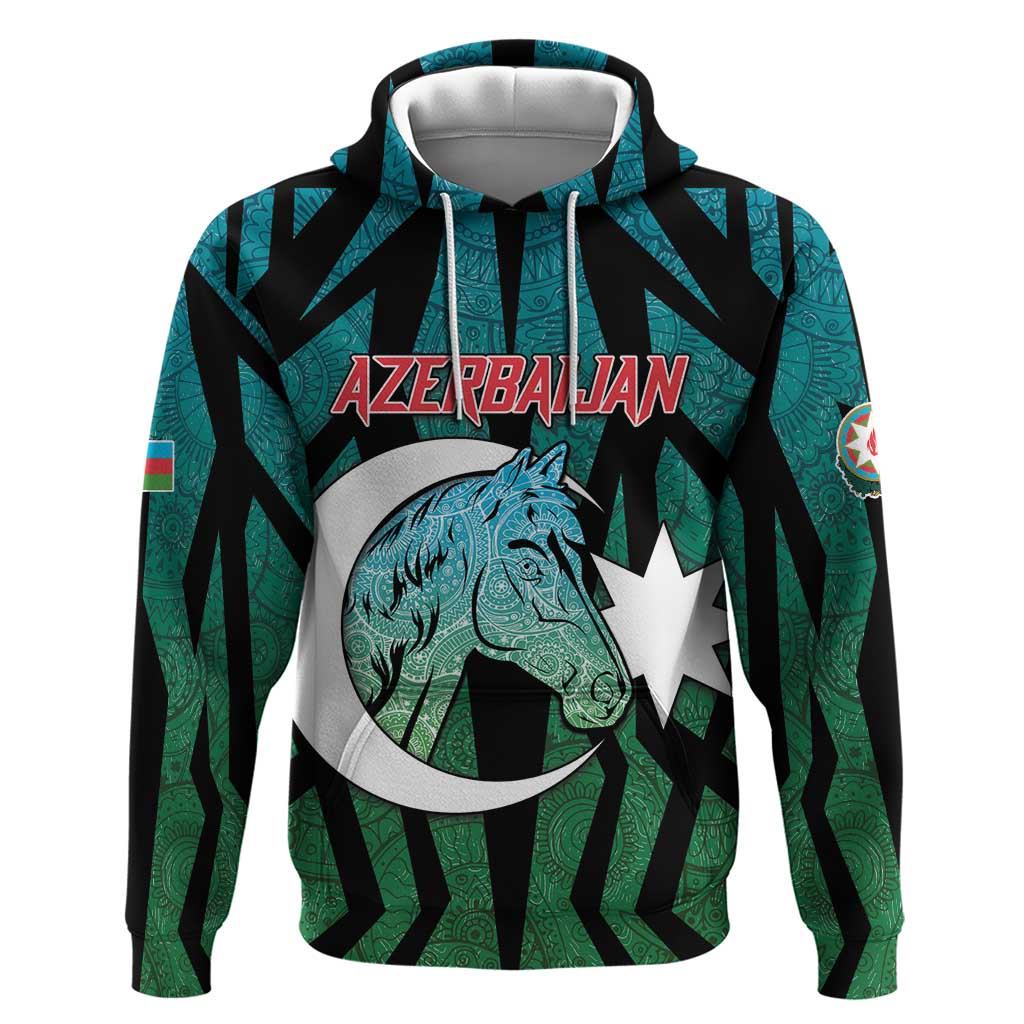 Personalized Azerbaijan Hoodie Karabakh Horse Tattoo DT05