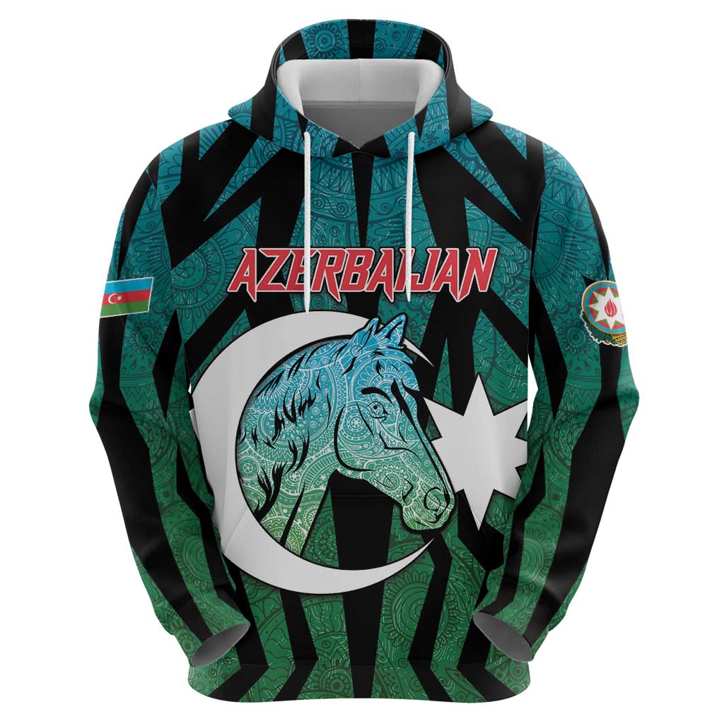 Personalized Azerbaijan Hoodie Karabakh Horse Tattoo DT05