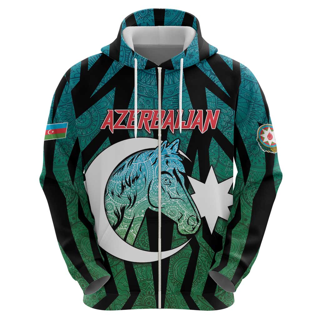 Personalized Azerbaijan Hoodie Karabakh Horse Tattoo DT05