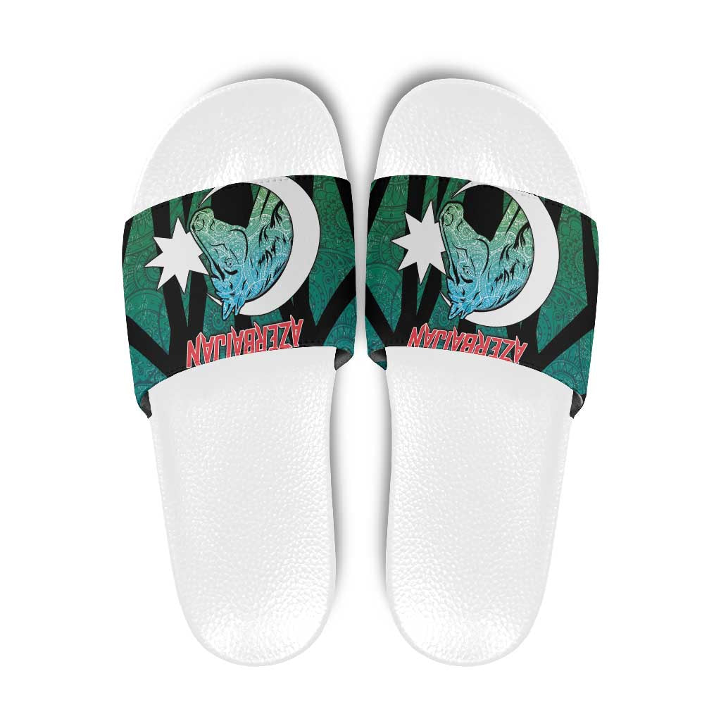 Azerbaijan Slide Sandals Karabakh Horse Tattoo DT05