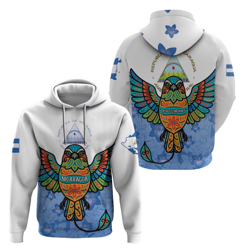 Nicaragua Hoodie Guardabarranco Bird With Sacuanjoche DT05