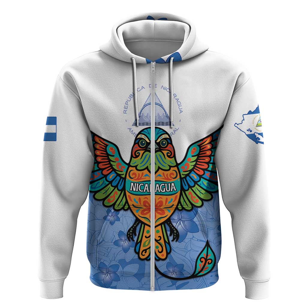 Nicaragua Hoodie Guardabarranco Bird With Sacuanjoche DT05