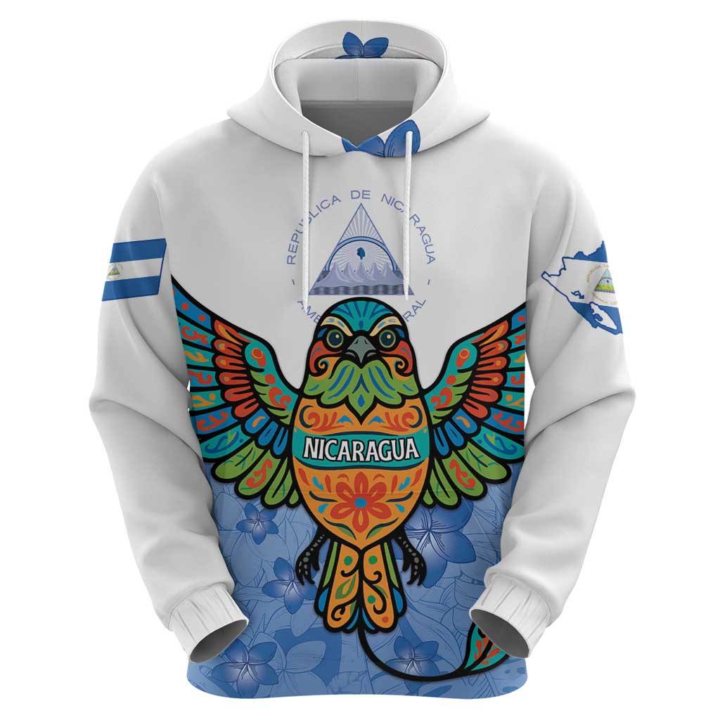 Nicaragua Hoodie Guardabarranco Bird With Sacuanjoche DT05