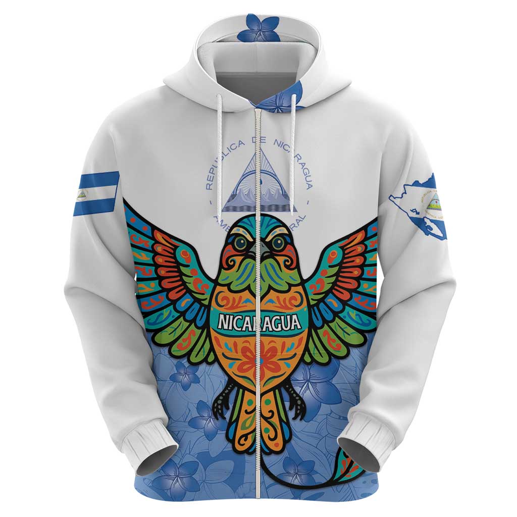 Nicaragua Hoodie Guardabarranco Bird With Sacuanjoche DT05