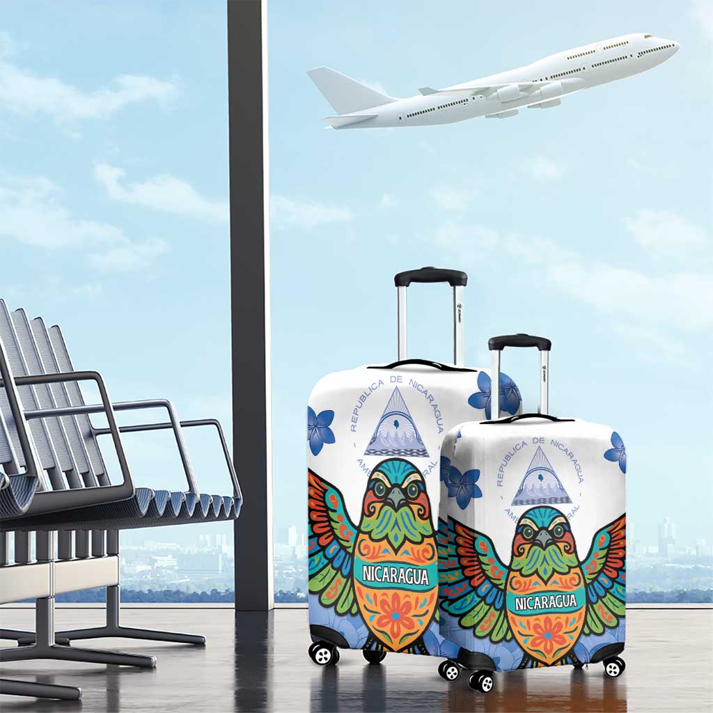 Nicaragua Luggage Cover Guardabarranco Bird With Sacuanjoche DT05