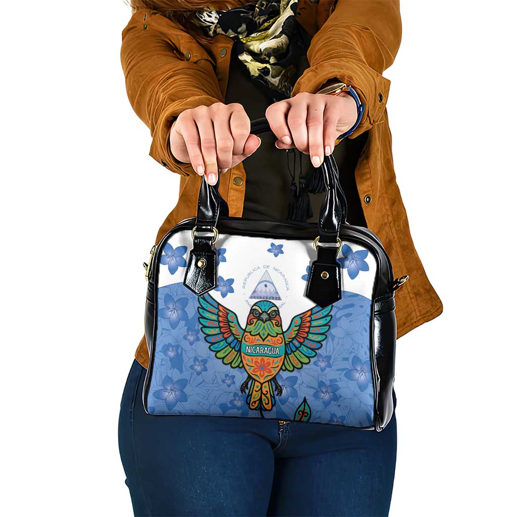Nicaragua Shoulder Handbag Guardabarranco Bird With Sacuanjoche DT05