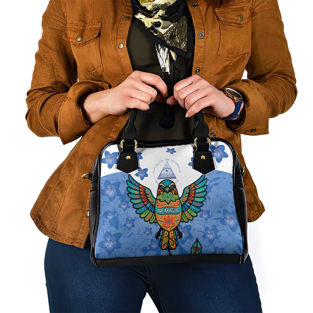 Nicaragua Shoulder Handbag Guardabarranco Bird With Sacuanjoche DT05
