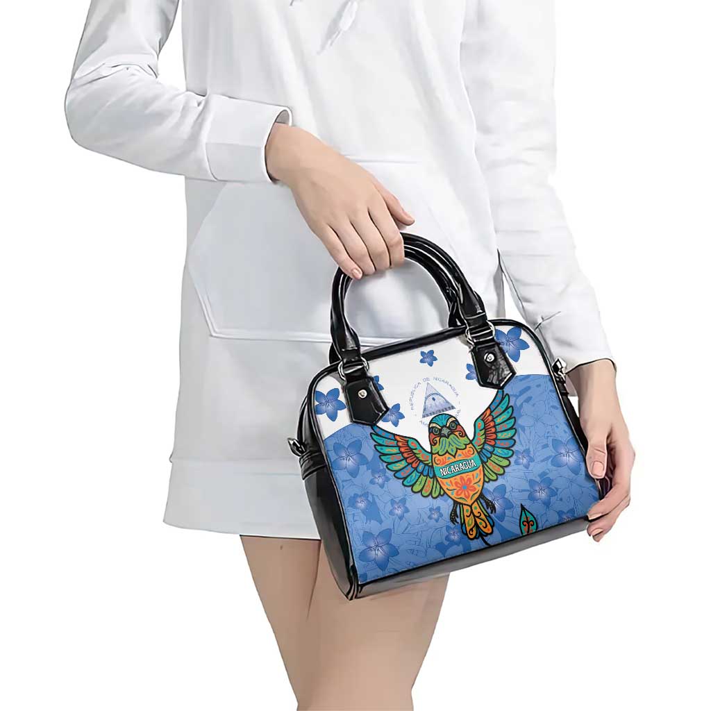 Nicaragua Shoulder Handbag Guardabarranco Bird With Sacuanjoche DT05