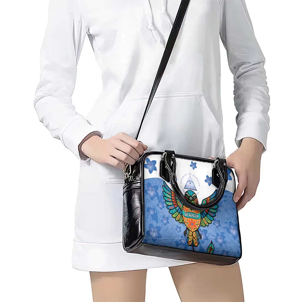 Nicaragua Shoulder Handbag Guardabarranco Bird With Sacuanjoche DT05
