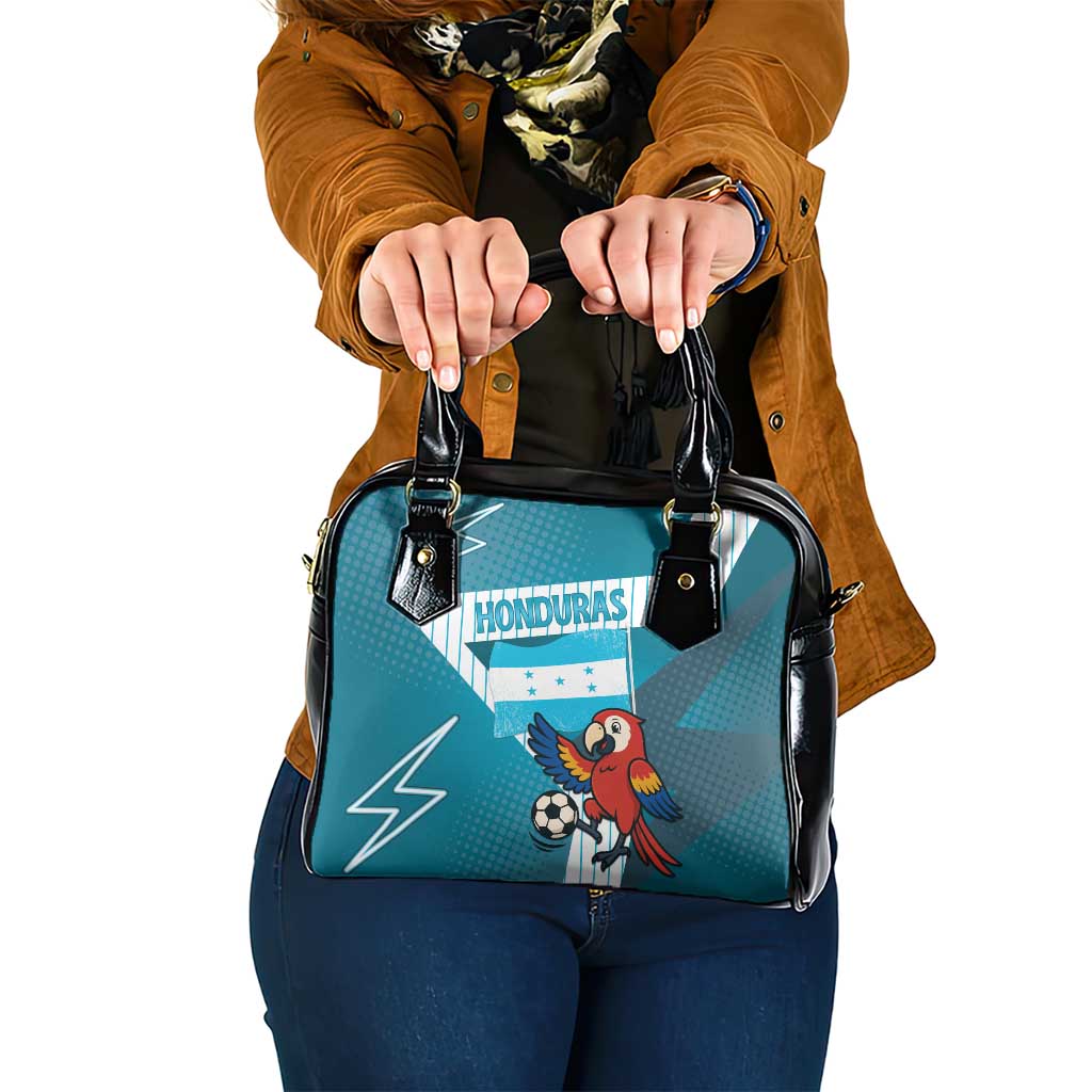 Honduras Football Shoulder Handbag Scarlet Macaw Mascot DT05