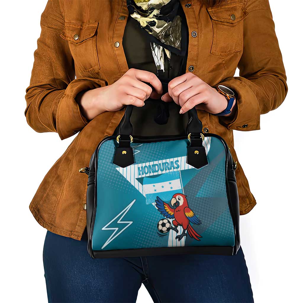 Honduras Football Shoulder Handbag Scarlet Macaw Mascot DT05