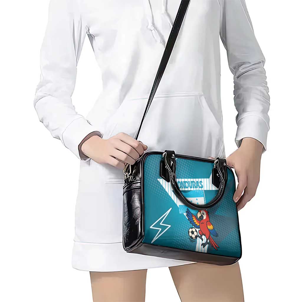 Honduras Football Shoulder Handbag Scarlet Macaw Mascot DT05
