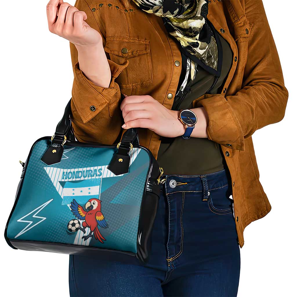 Honduras Football Shoulder Handbag Scarlet Macaw Mascot DT05