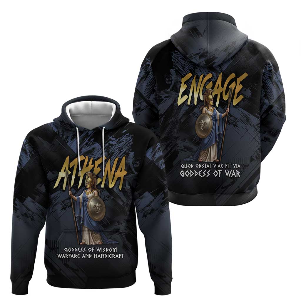 Ancient Greek Athena Hoodie Goddess Of Wisdom DT05