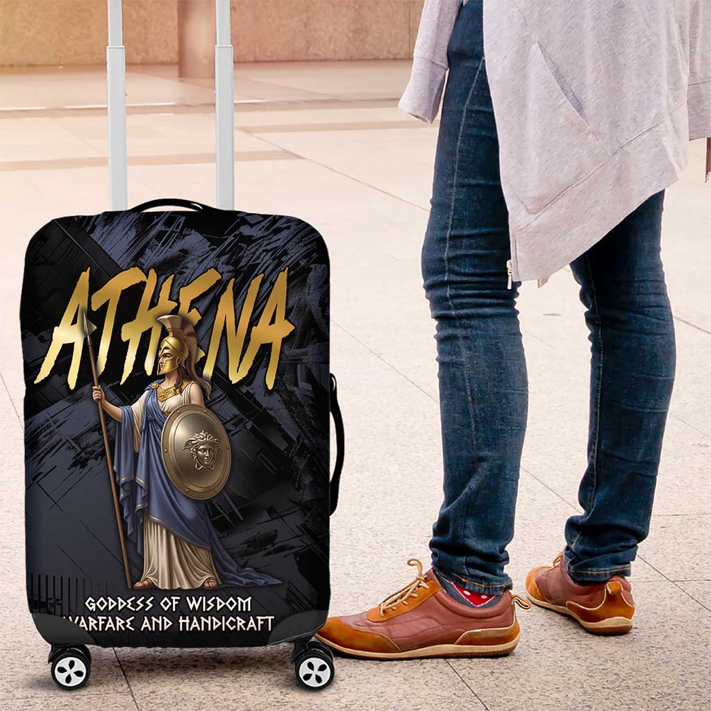 Ancient Greek Athena Luggage Cover Goddess Of Wisdom DT05