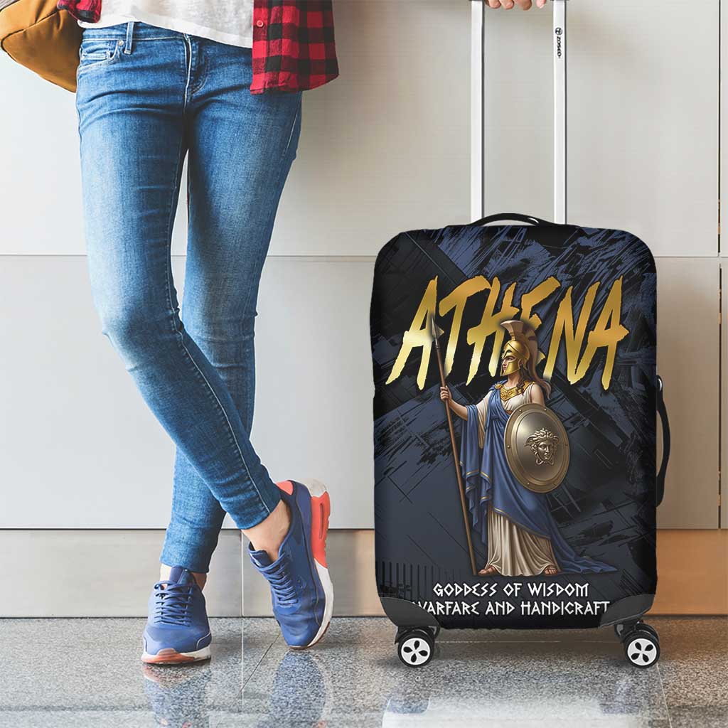 Ancient Greek Athena Luggage Cover Goddess Of Wisdom DT05