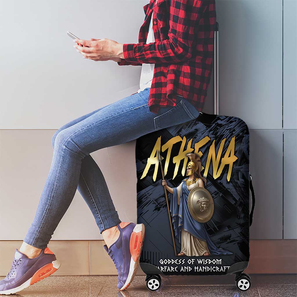 Ancient Greek Athena Luggage Cover Goddess Of Wisdom DT05
