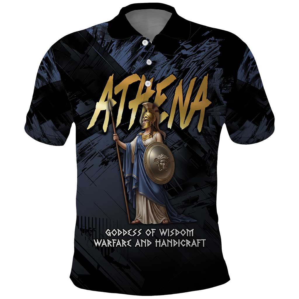 Ancient Greek Athena Polo Shirt Goddess Of Wisdom DT05