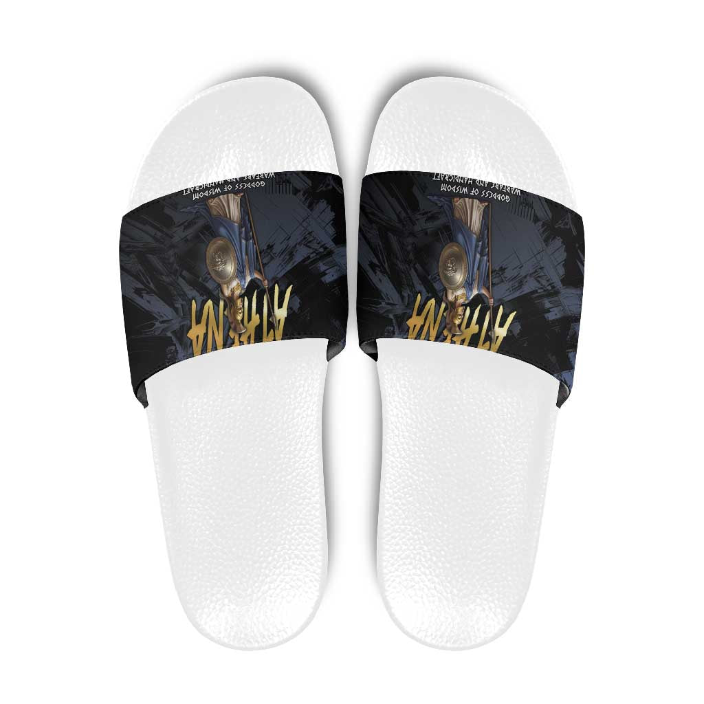 Ancient Greek Athena Slide Sandals Goddess Of Wisdom DT05