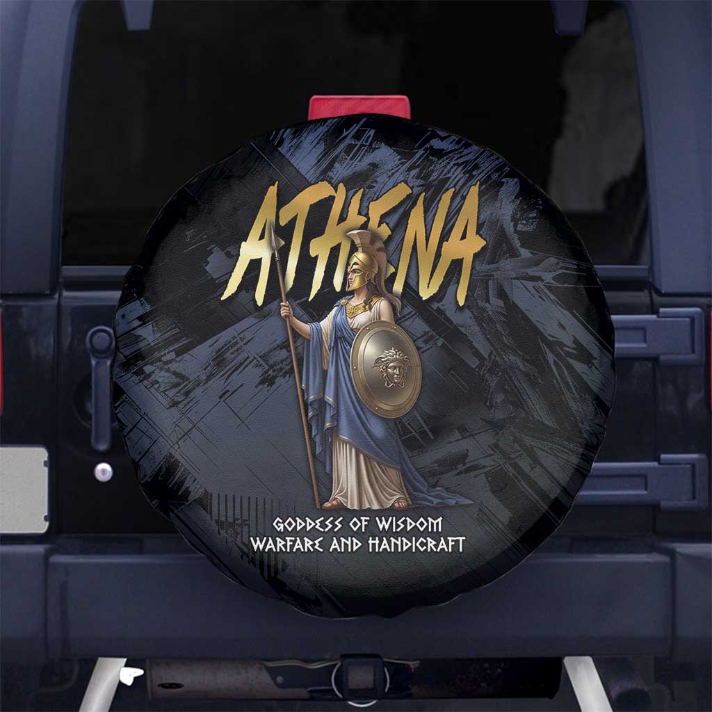Ancient Greek Athena Spare Tire Cover Goddess Of Wisdom DT05