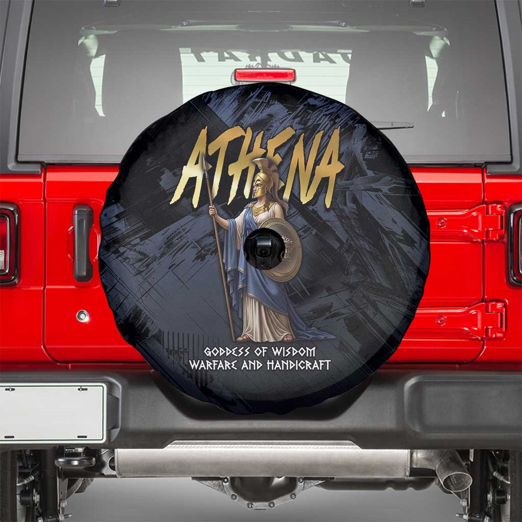 Ancient Greek Athena Spare Tire Cover Goddess Of Wisdom DT05