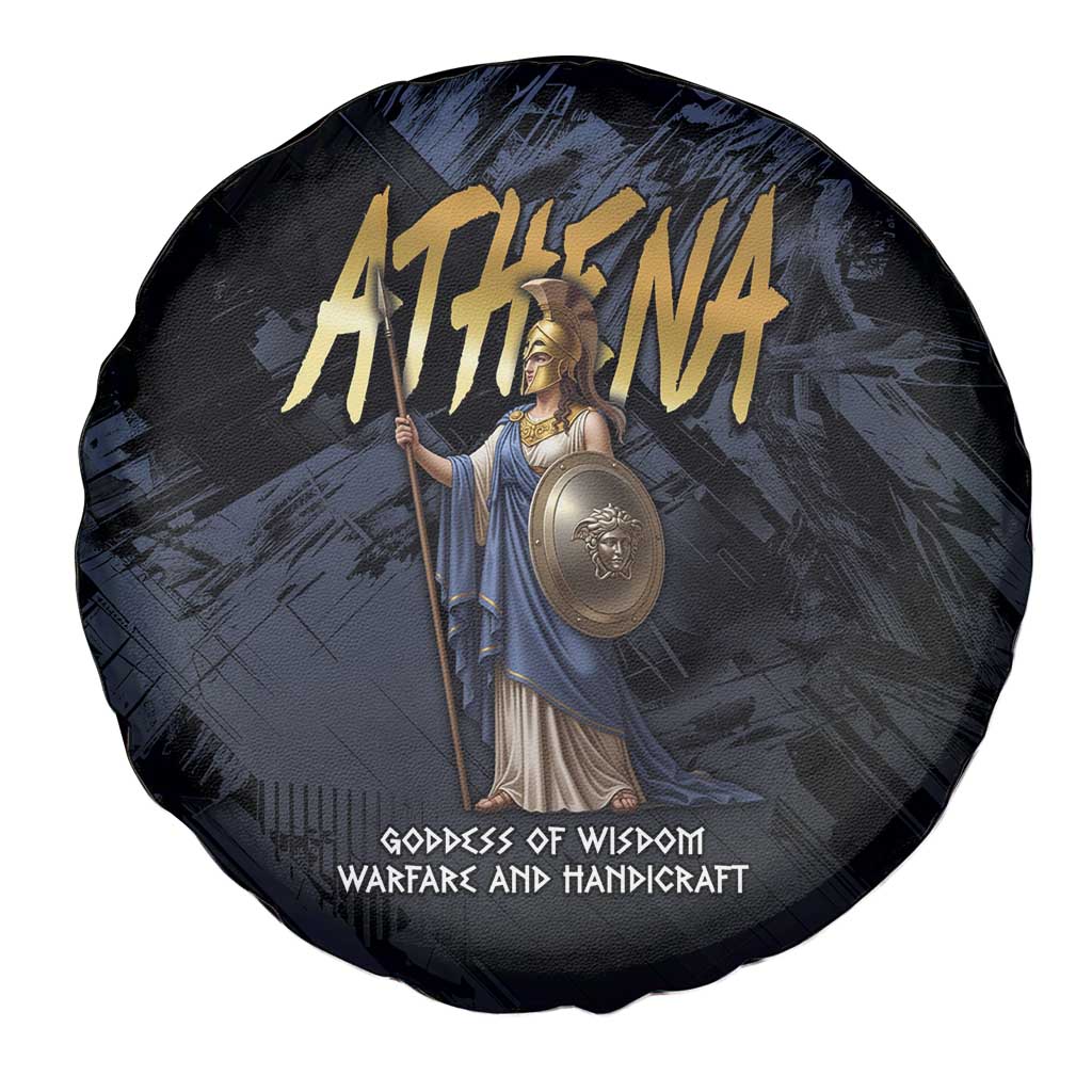 Ancient Greek Athena Spare Tire Cover Goddess Of Wisdom DT05