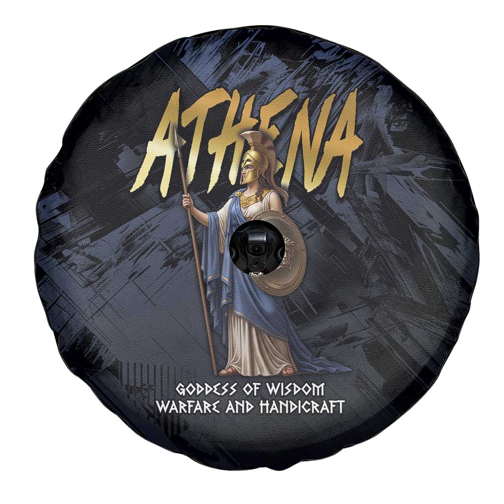 Ancient Greek Athena Spare Tire Cover Goddess Of Wisdom DT05
