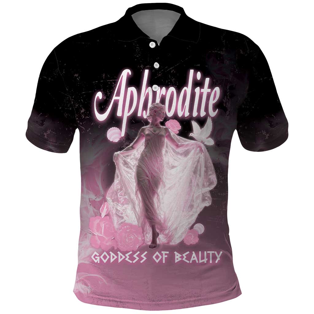 Ancient Greek Aphrodite Polo Shirt Goddess Of Beauty DT05