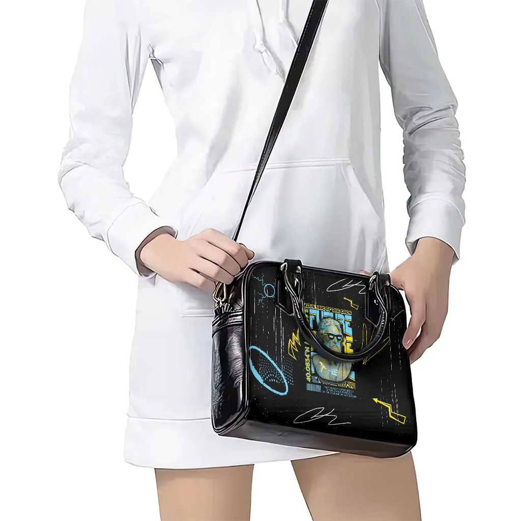 Ancient Greek Zeus Shoulder Handbag Futuristic Style DT05