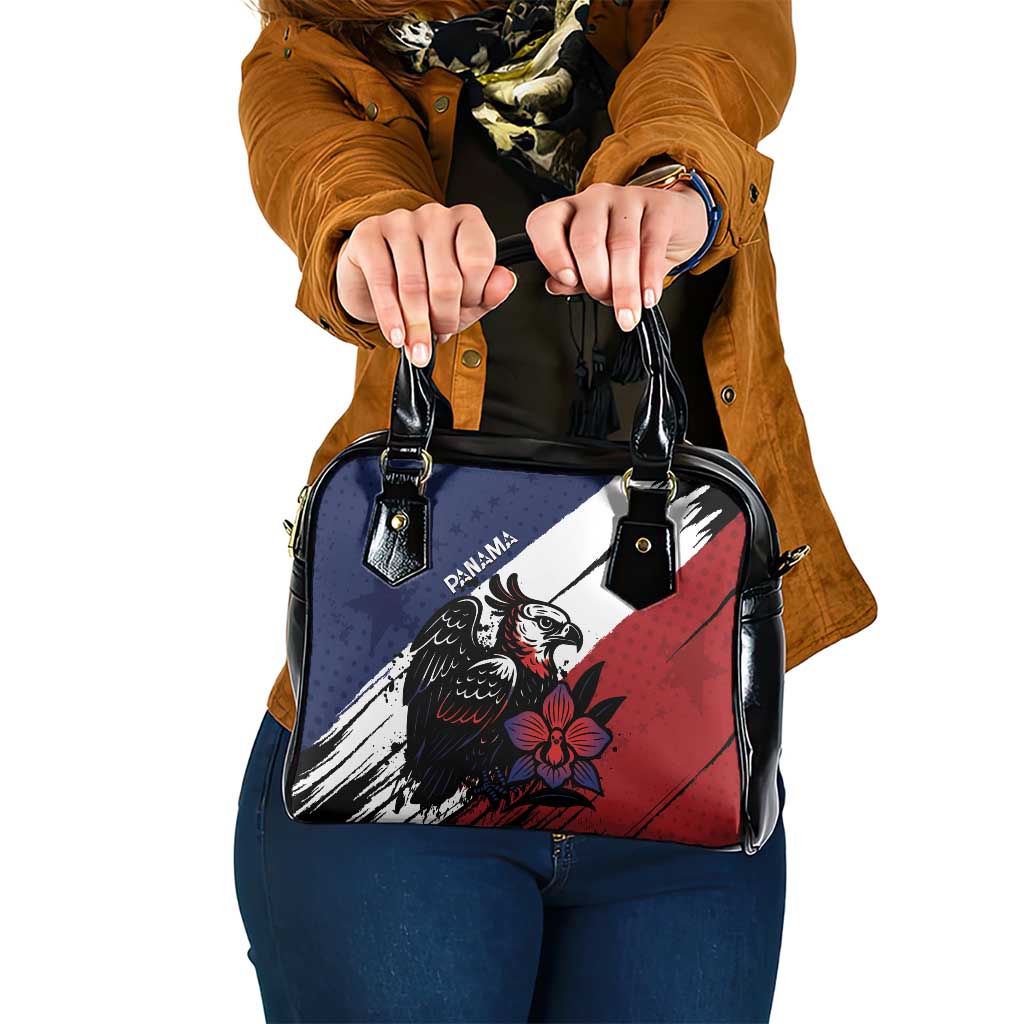 Panama Shoulder Handbag Harpy Eagle Bird Grunge Style DT05