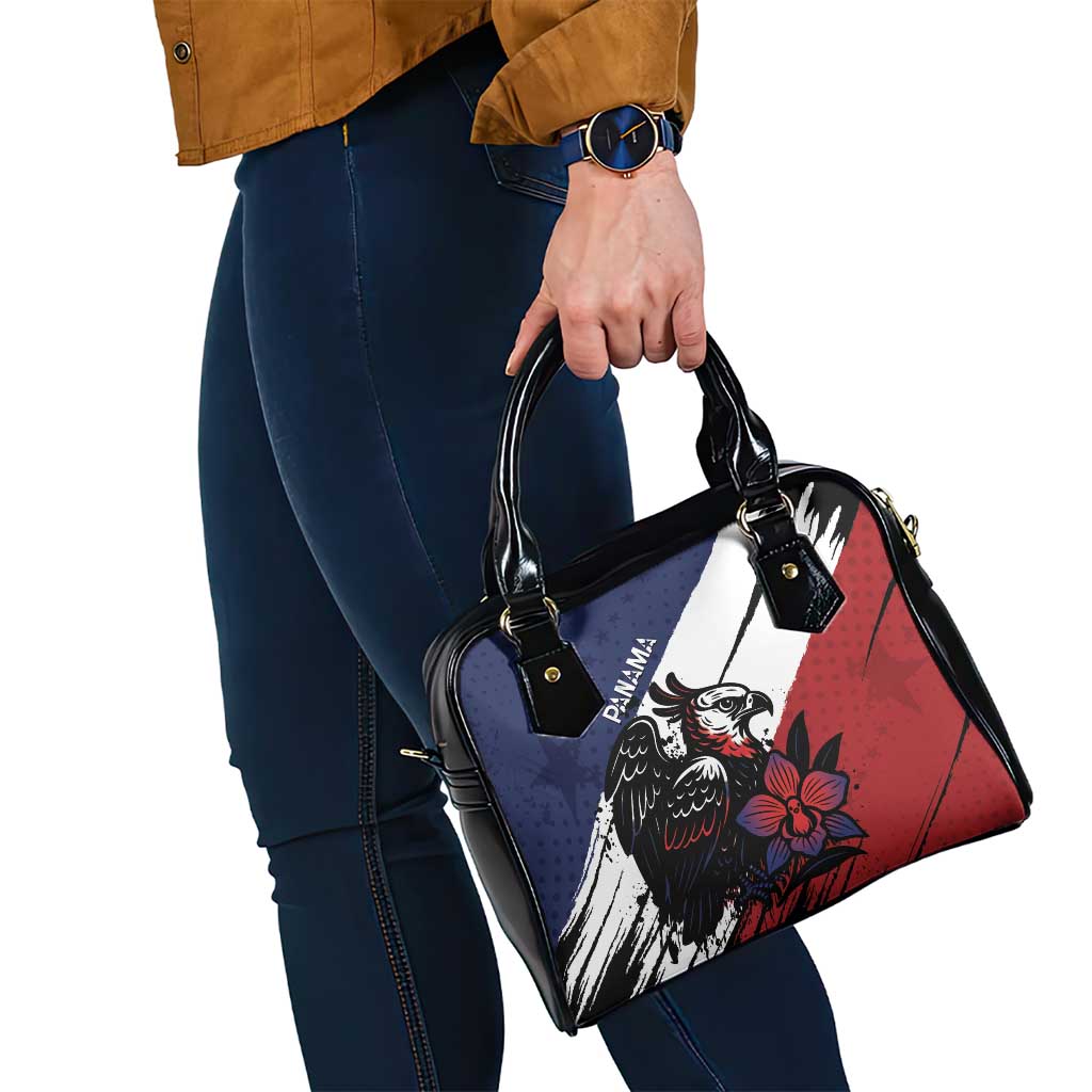 Panama Shoulder Handbag Harpy Eagle Bird Grunge Style DT05