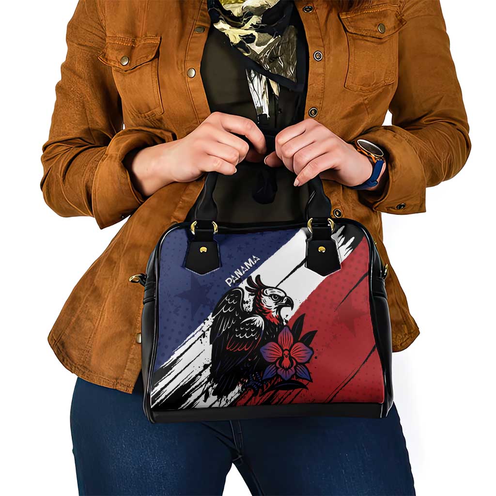 Panama Shoulder Handbag Harpy Eagle Bird Grunge Style DT05