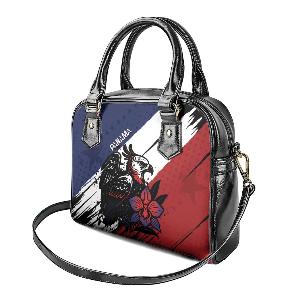 Panama Shoulder Handbag Harpy Eagle Bird Grunge Style DT05