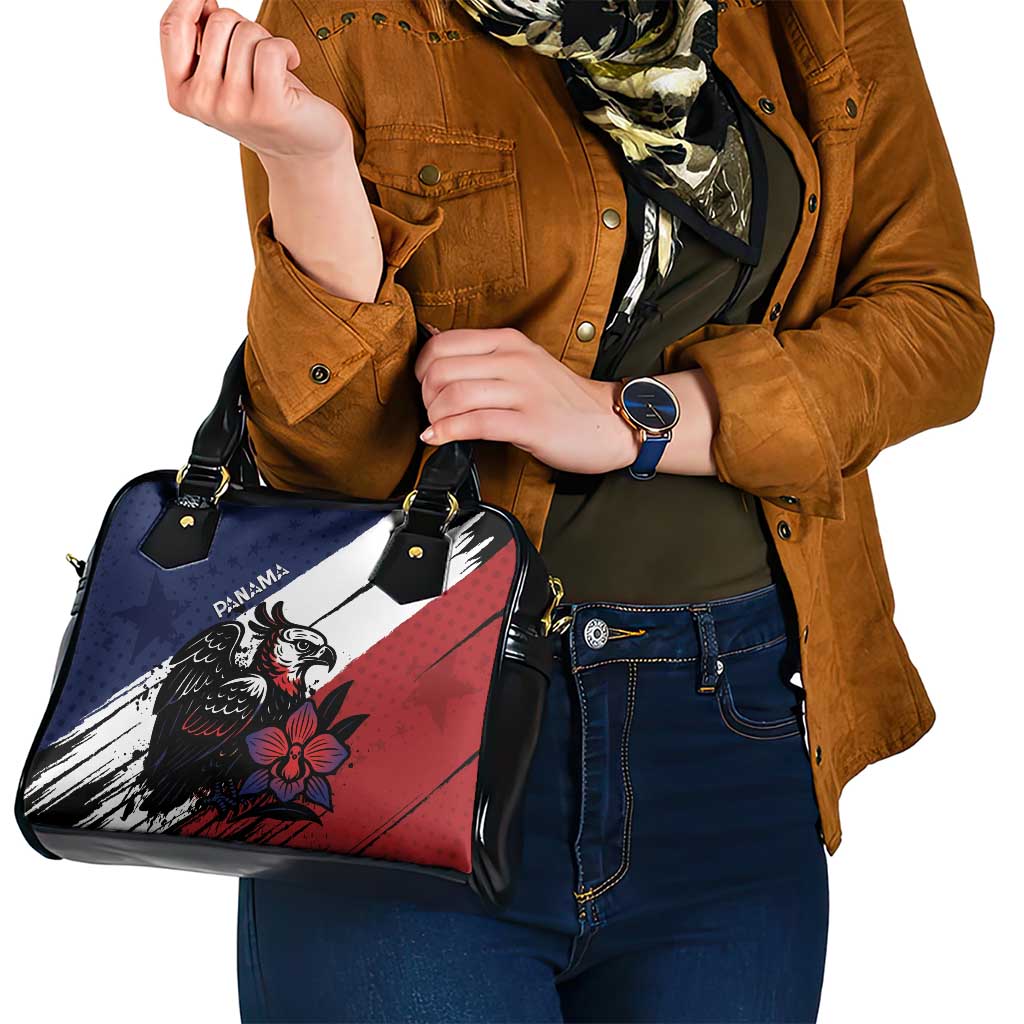Panama Shoulder Handbag Harpy Eagle Bird Grunge Style DT05