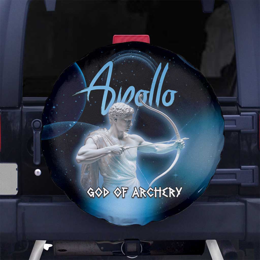 Ancient Greek Apollo Spare Tire Cover God Of Archery DT05