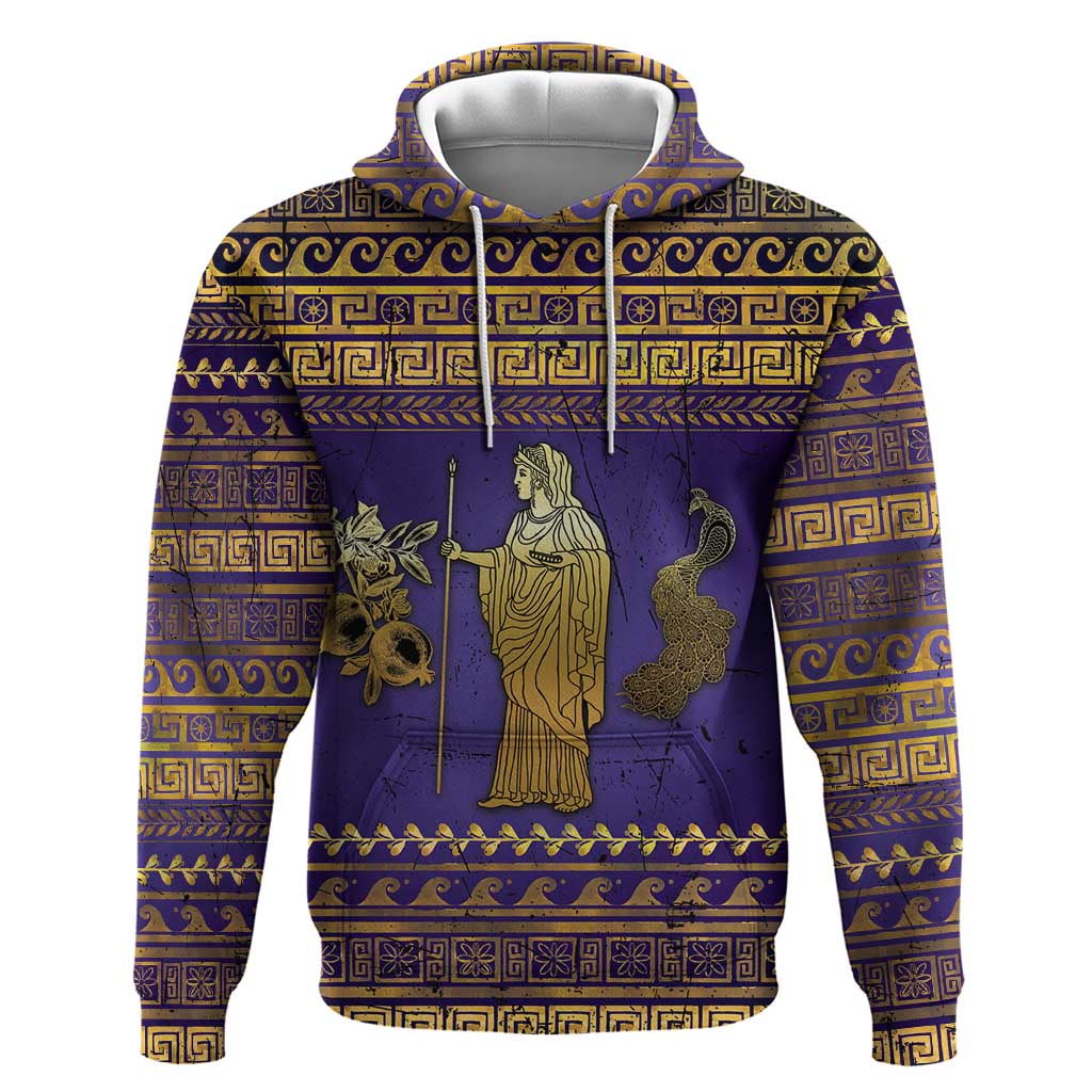 Hera Hoodie Goddess With Ancient Greek Pattern DT05