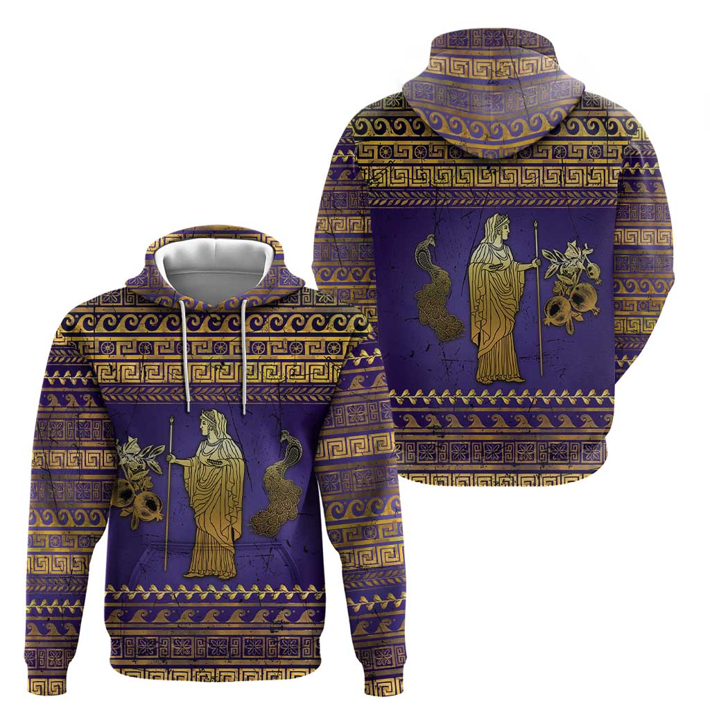 Hera Hoodie Goddess With Ancient Greek Pattern DT05