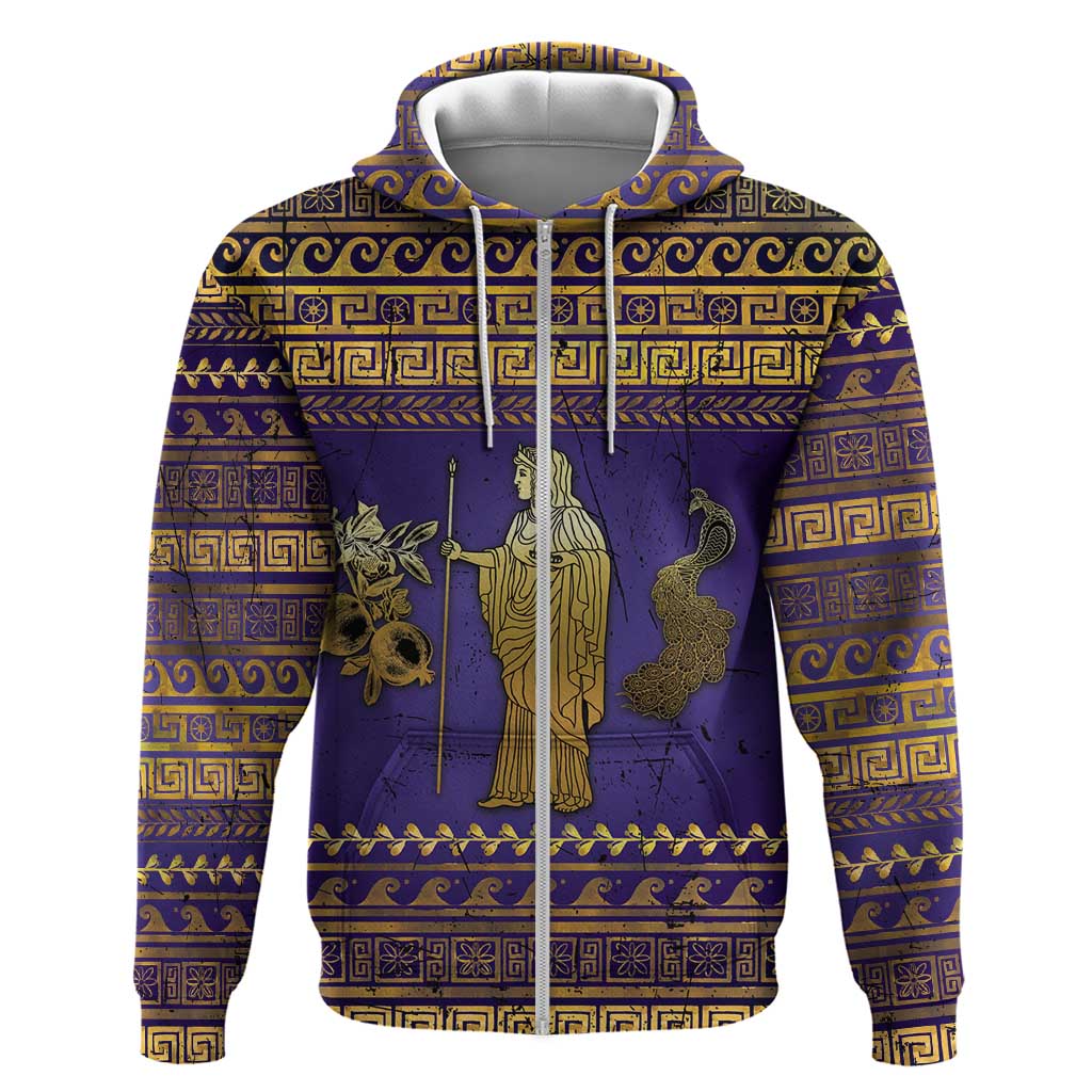 Hera Hoodie Goddess With Ancient Greek Pattern DT05