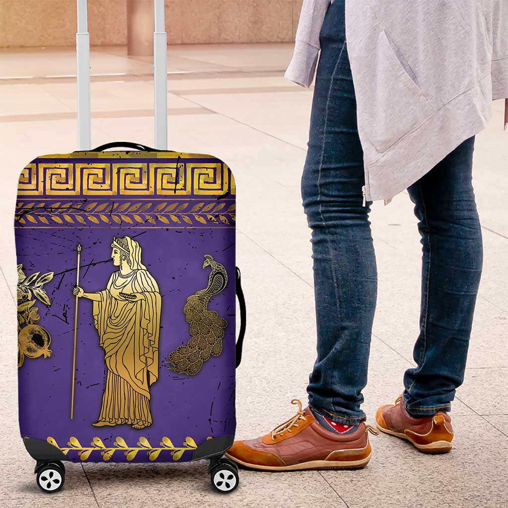 Hera Luggage Cover Goddess With Ancient Greek Pattern DT05