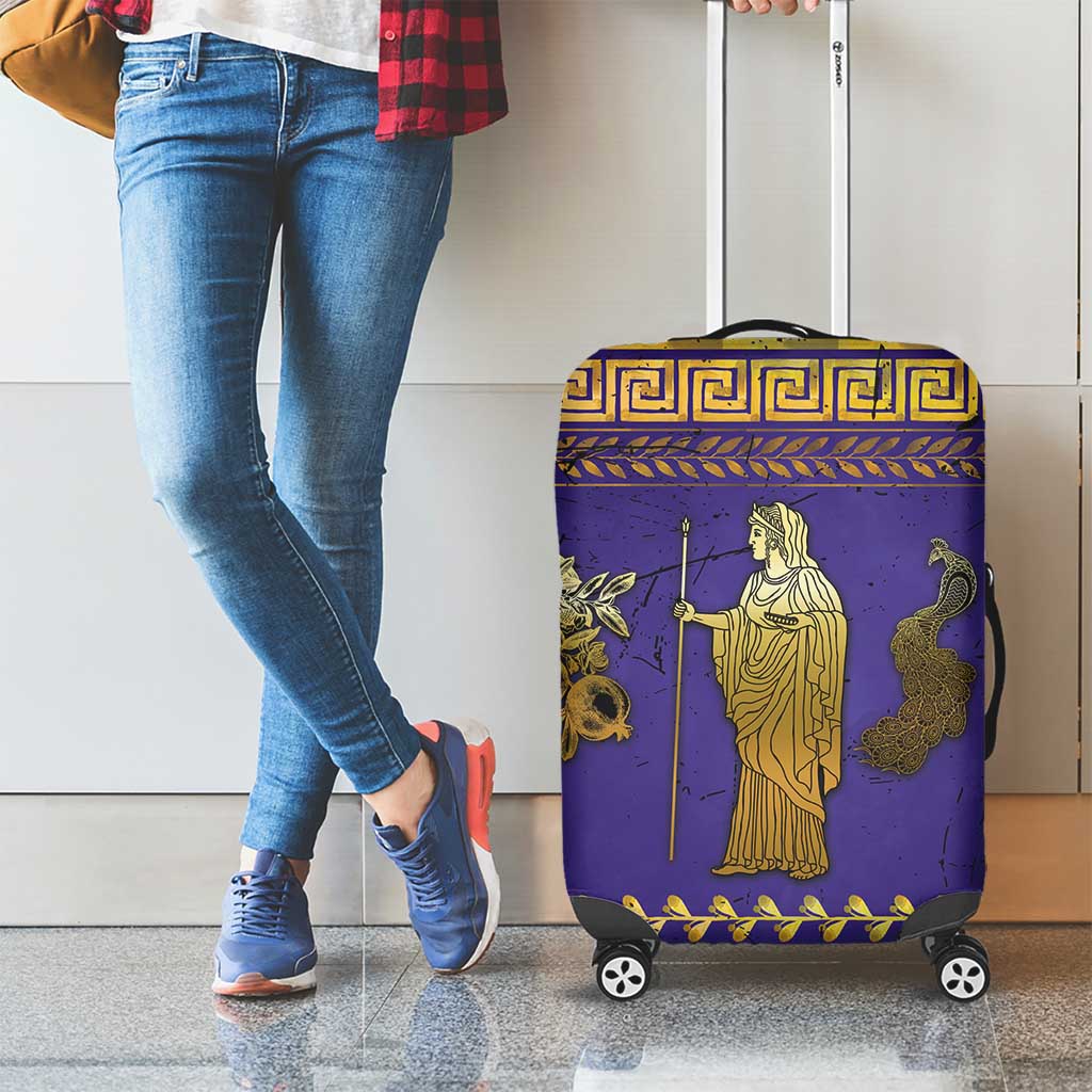 Hera Luggage Cover Goddess With Ancient Greek Pattern DT05