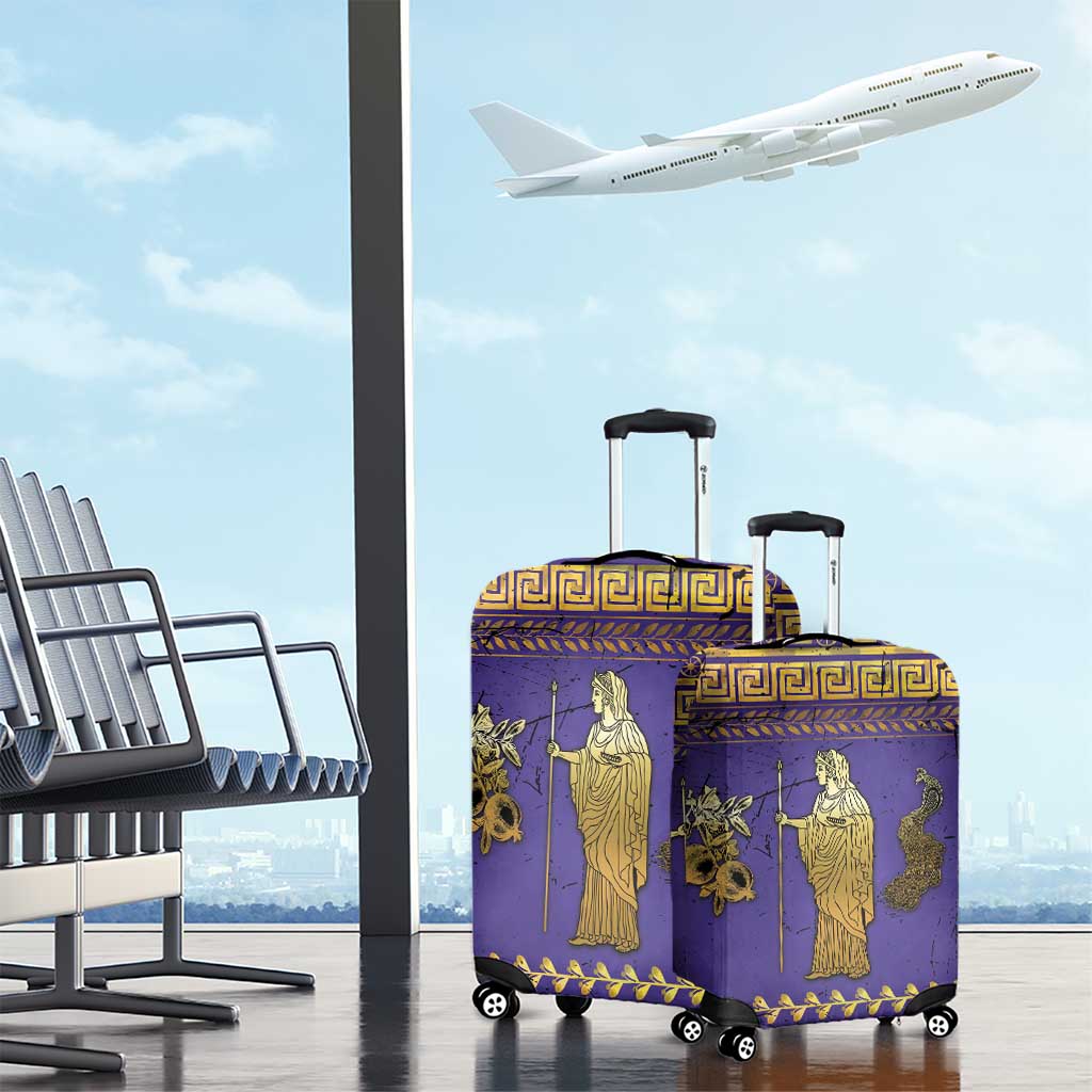 Hera Luggage Cover Goddess With Ancient Greek Pattern DT05