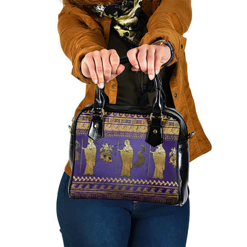 Hera Shoulder Handbag Goddess With Ancient Greek Pattern DT05