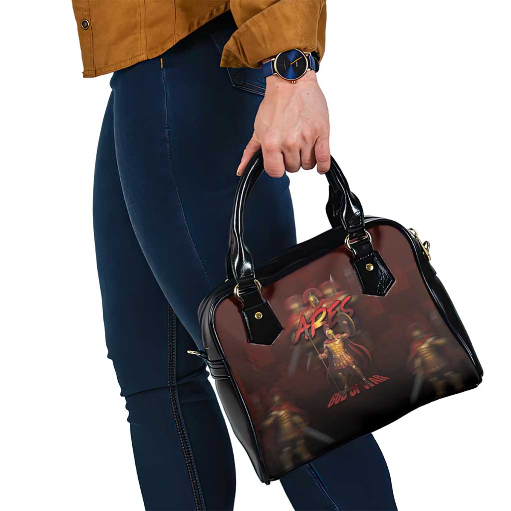 Ancient Greek Ares Shoulder Handbag God Of War And Courage DT05