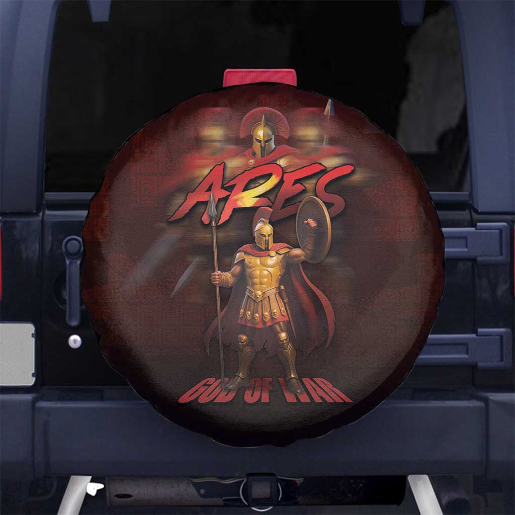 Ancient Greek Ares Spare Tire Cover God Of War And Courage DT05